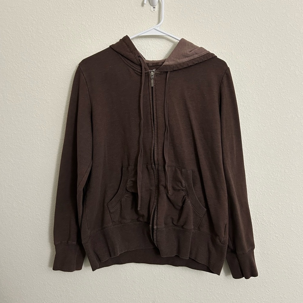 Eddie Bauer Brown Zip-Up Jacket